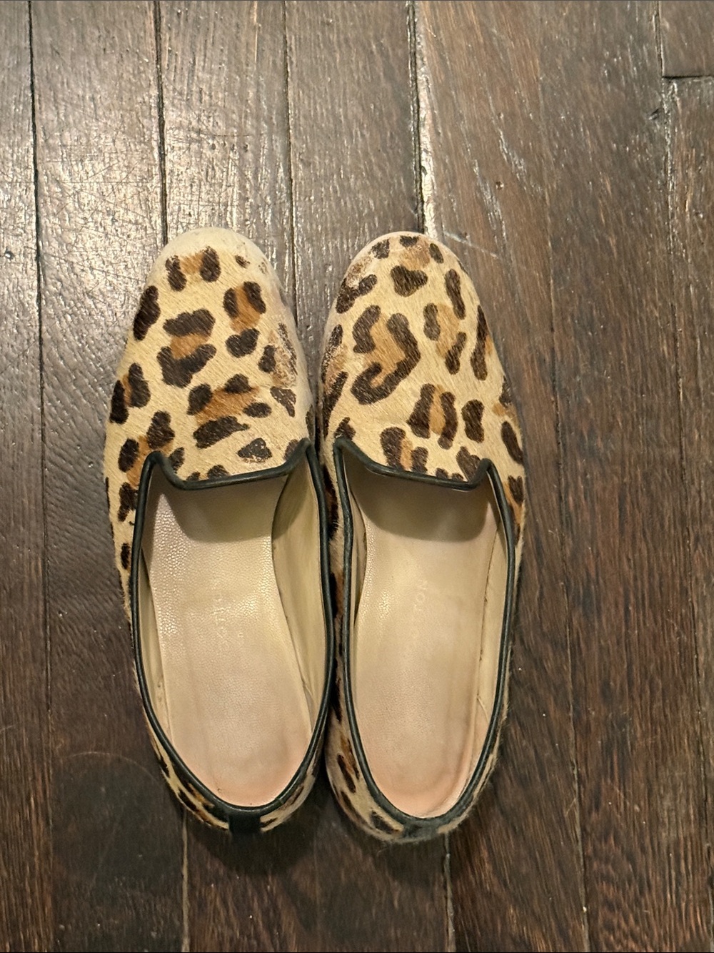 Stubbs & Wootton Leopard Print Loafers in Beige and Brown